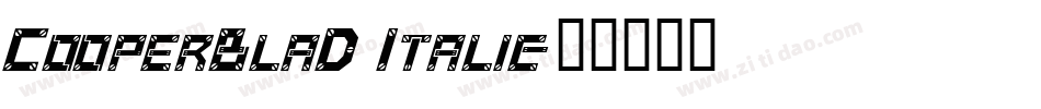 CooperBlaD Italic字体转换